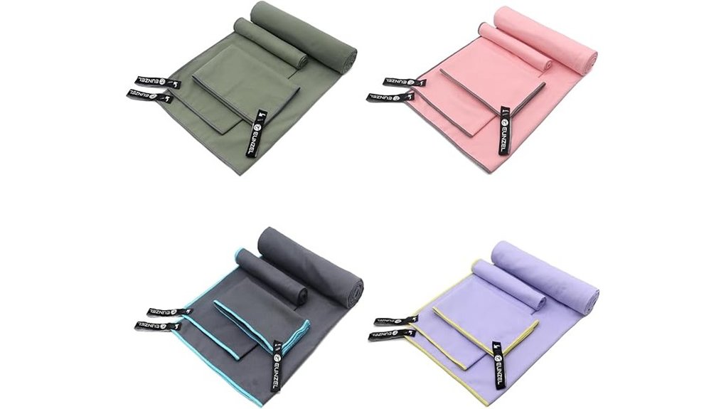 four piece quick dry towels set