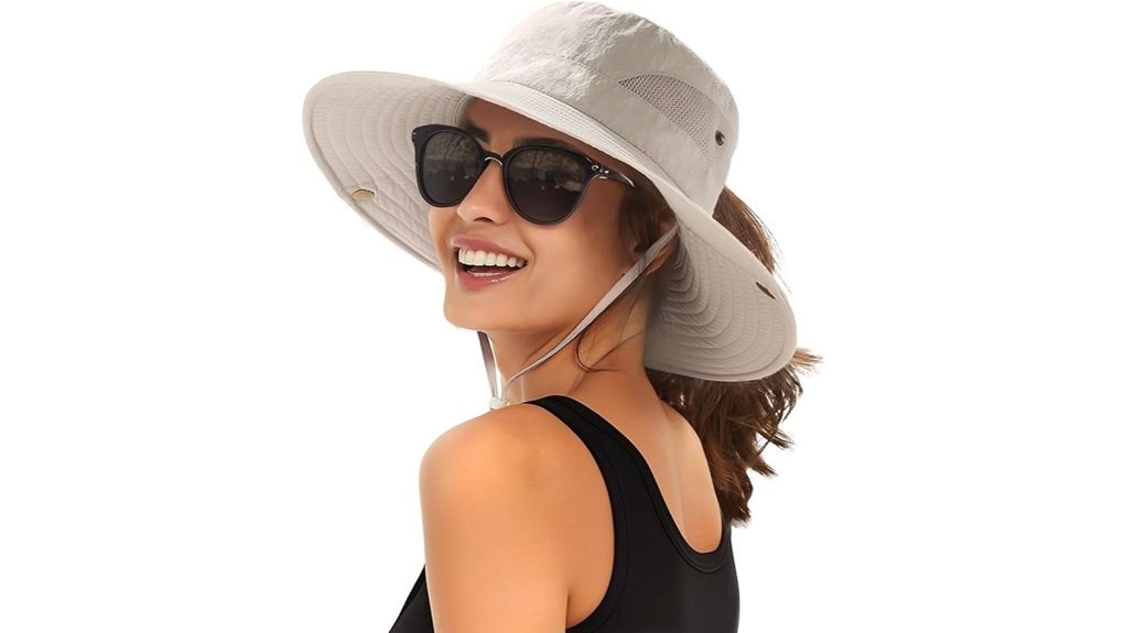furtalk sun hat with ponytail hole