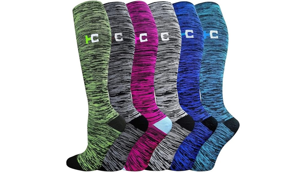 graduated knee high compression socks