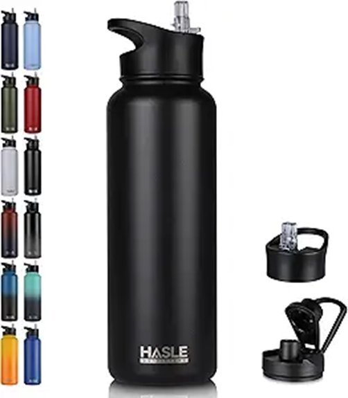 hasle 40oz bottle with lids