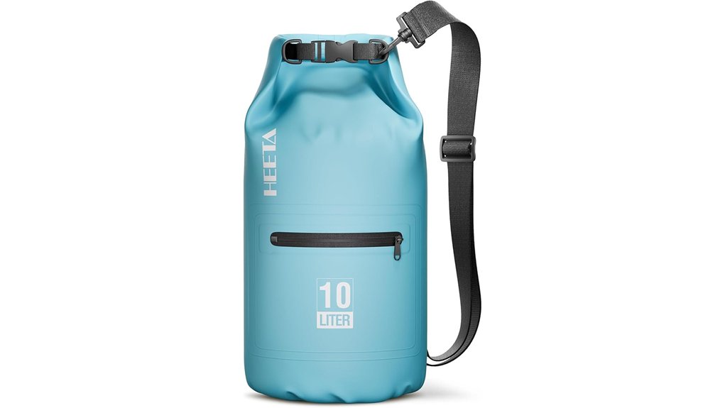 heeta waterproof dry bag front pocket option 5 40l