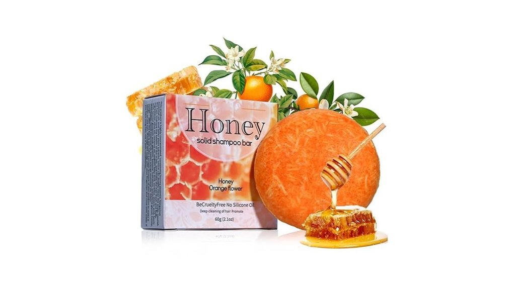 honey shampoo bar for deep clean