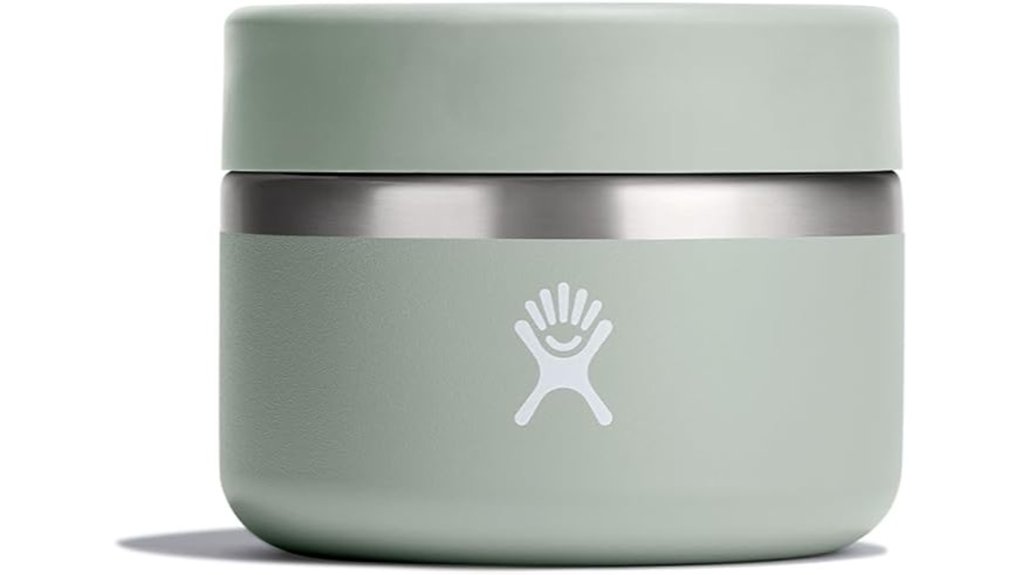 hydro flask 12oz green jar