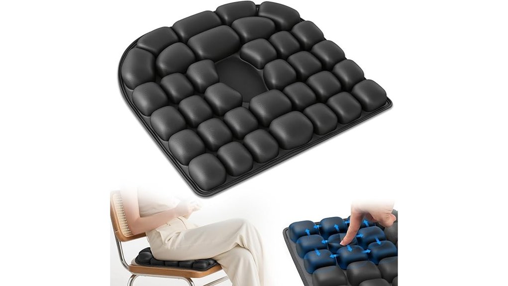 inflatable seat cushion for flights