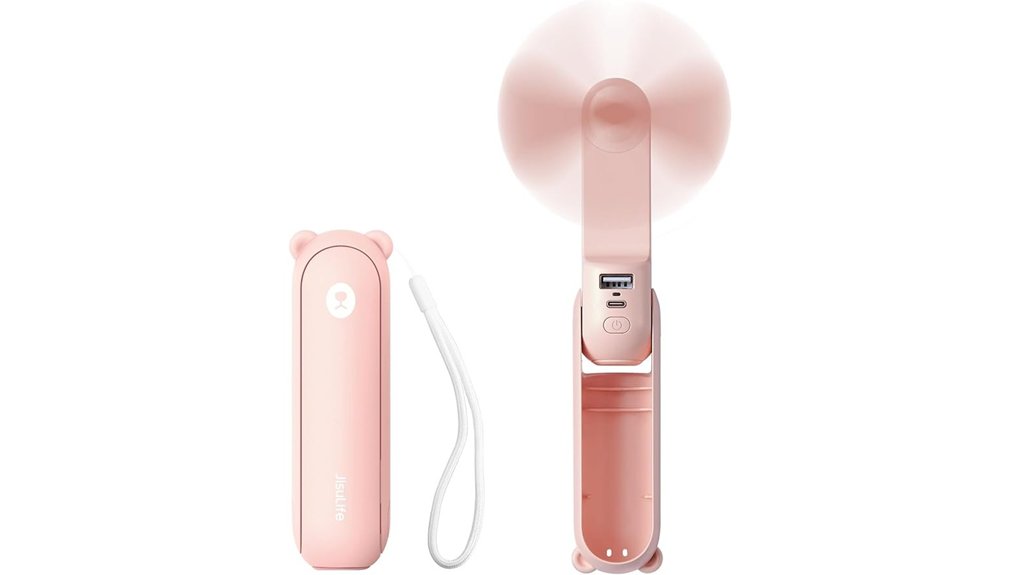 jisulife pink usb fan