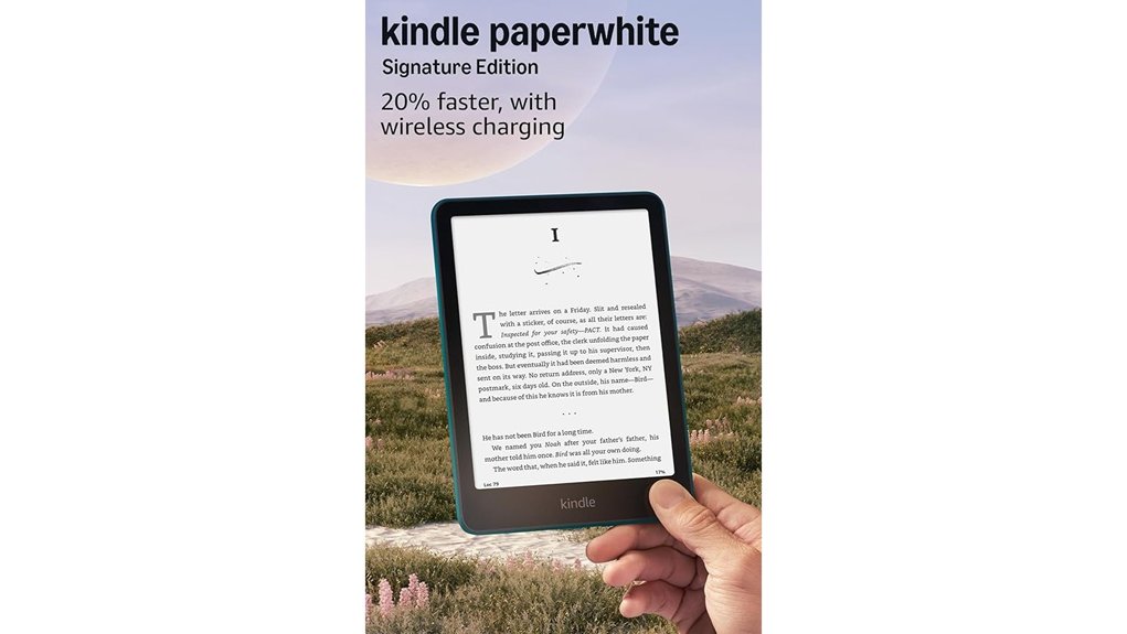 kindle paperwhite signature edition
