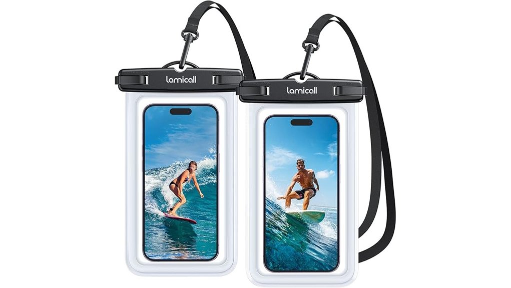 lamicall ipx8 waterproof pouches