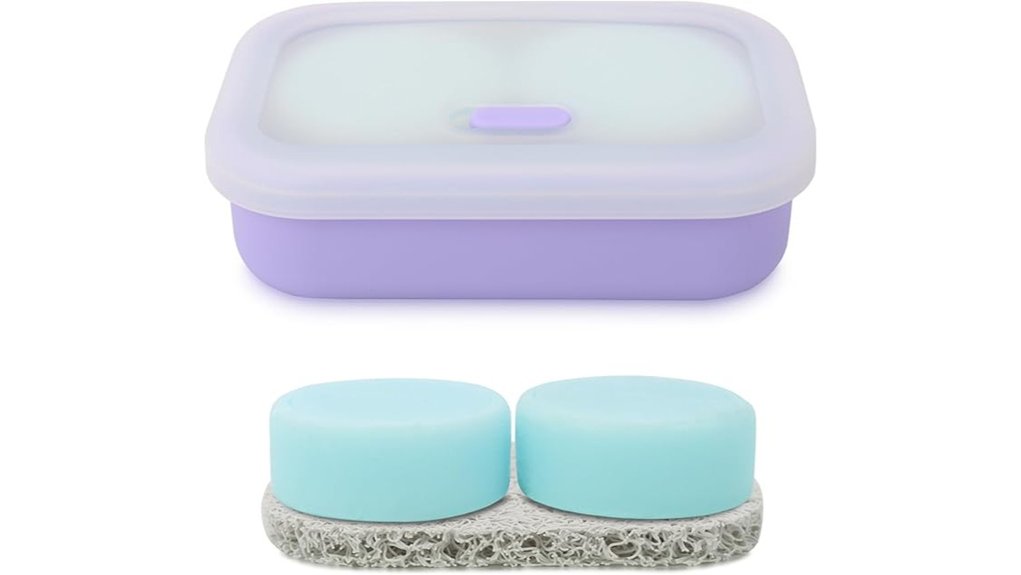 leak proof travel soap case