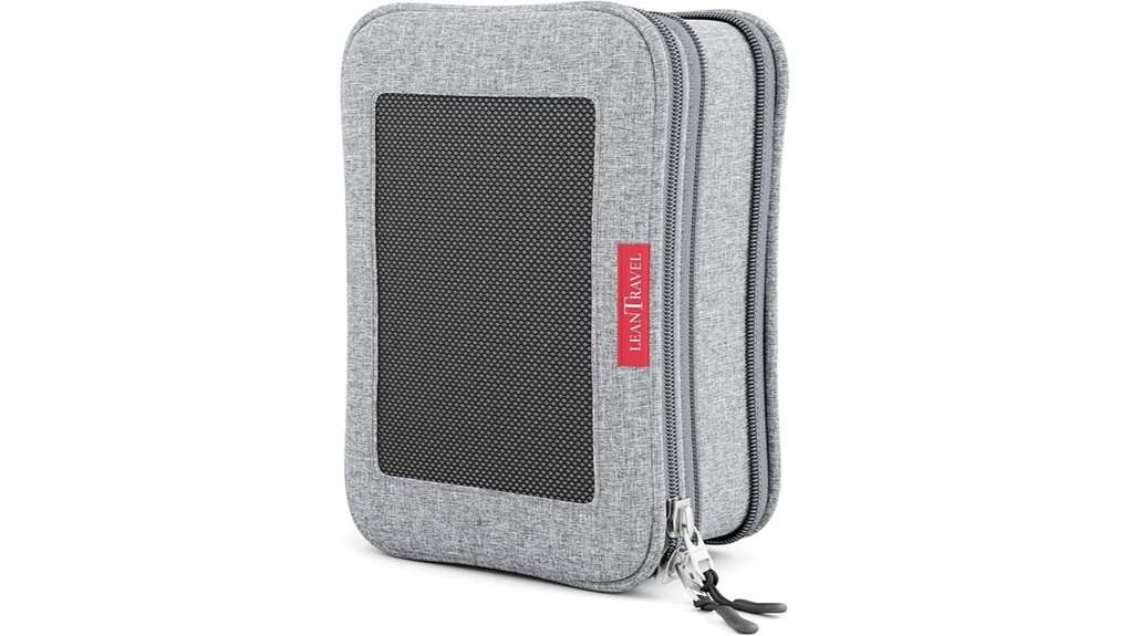 leantravel compression packing cube small grey