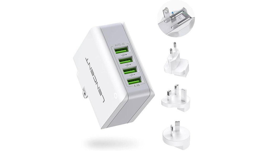 lencent 4 port usb charger
