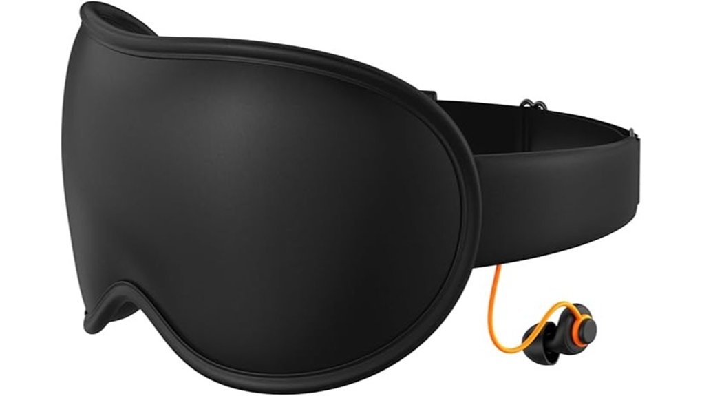 light blocking sleep mask with strap
