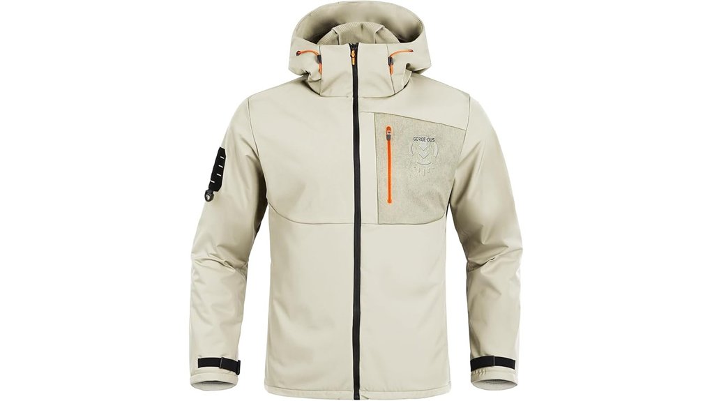 lightweight waterproof hooded jacket