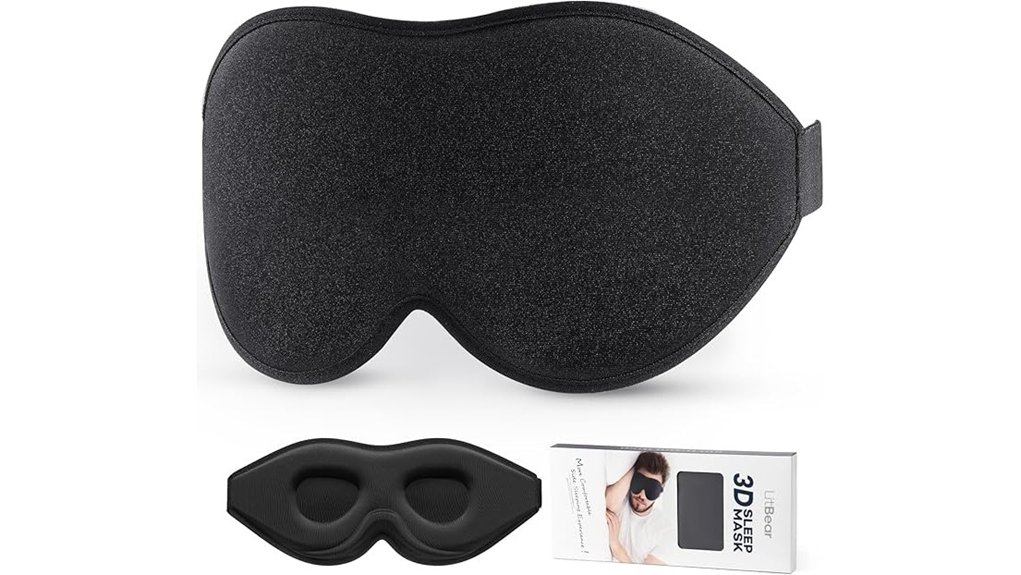 litbear 3d contour sleep mask
