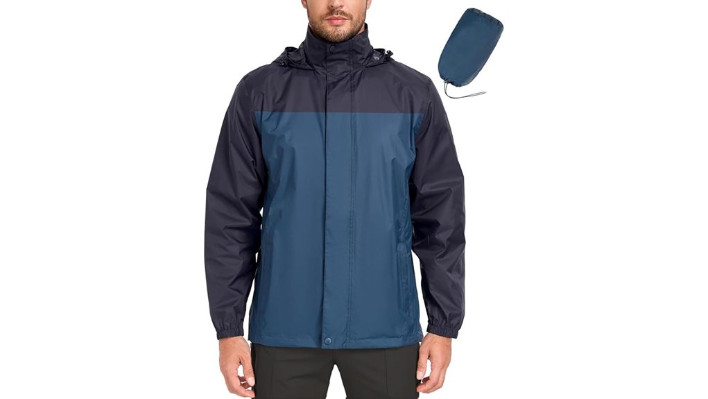 mansdou r packable rain jacket