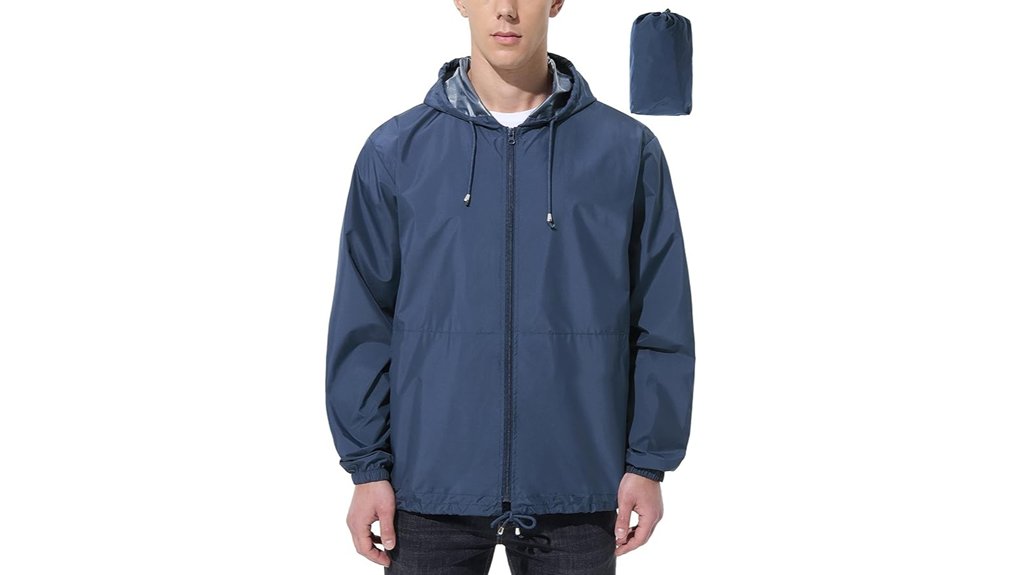 men s waterproof hooded jacket