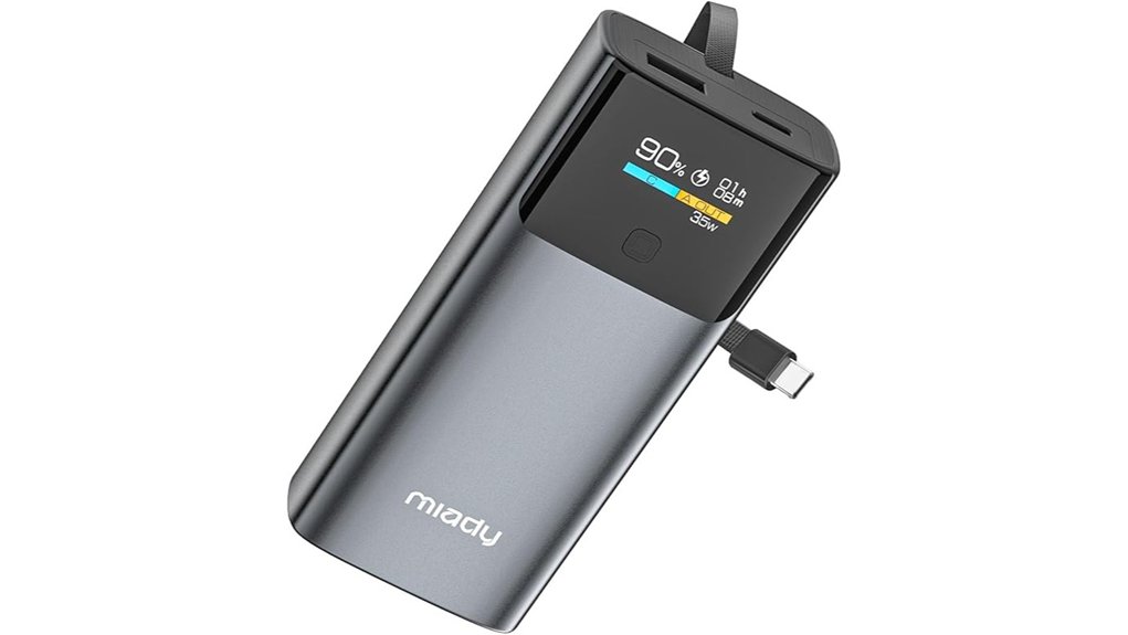 miady 35w pd power bank display