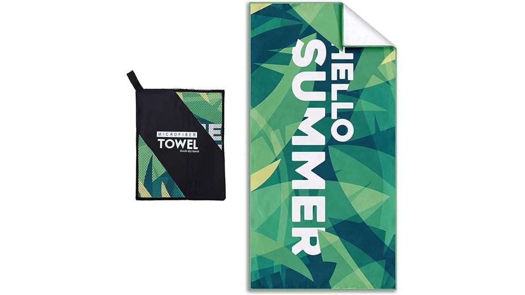microfiber beach towel large