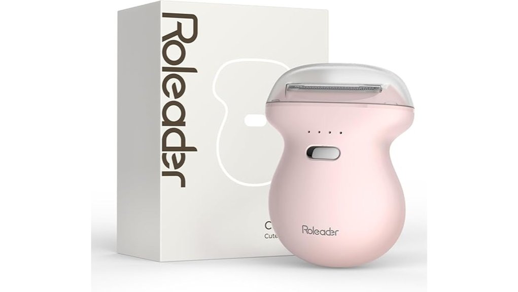 mini women s travel shaver pink