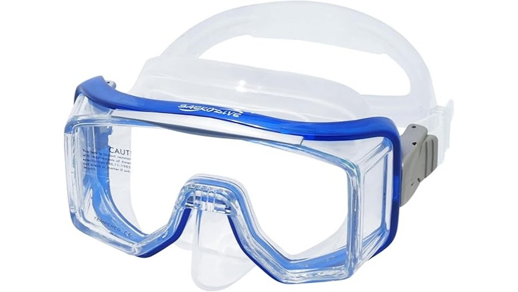 panoex 3 window panoramic dive mask