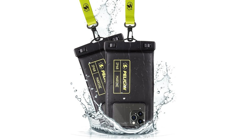 pelican waterproof phone pouch 2 pack
