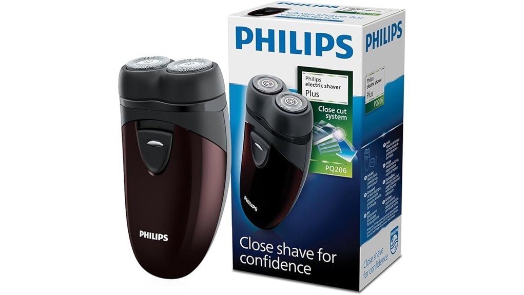 philips pq206 battery powered shaver