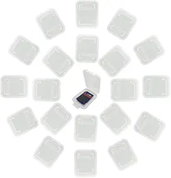plastic memory card storage case 20 pcs