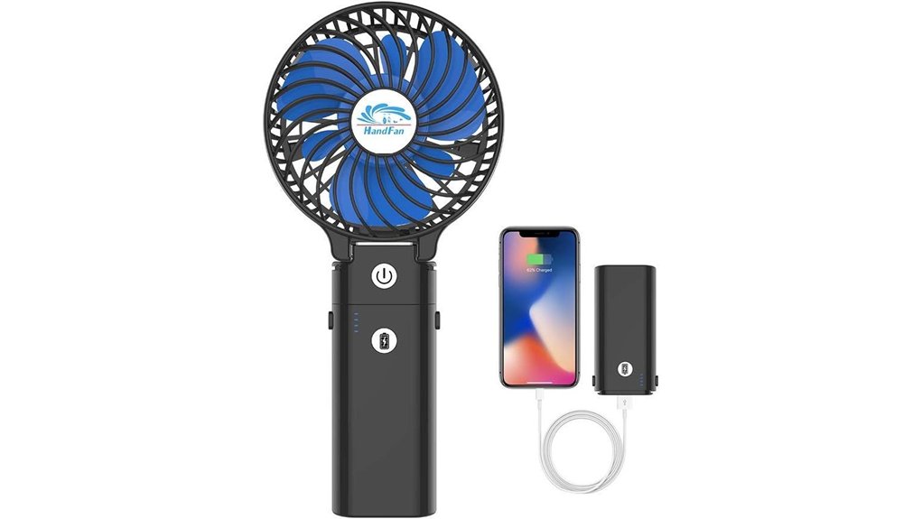 portable fan with power bank