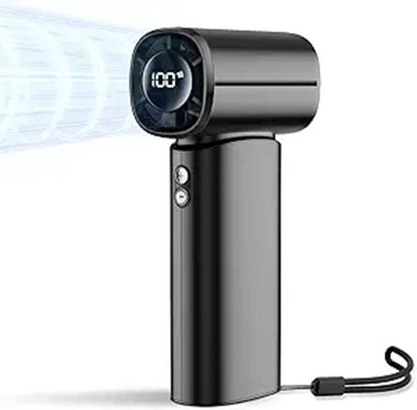 portable handheld fan 6000mah battery