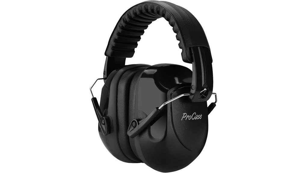 procase nrr 28db ear muffs