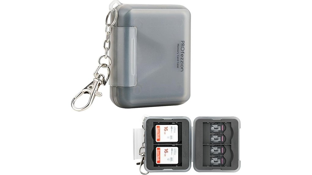professional 12 slot water resistant sd card case