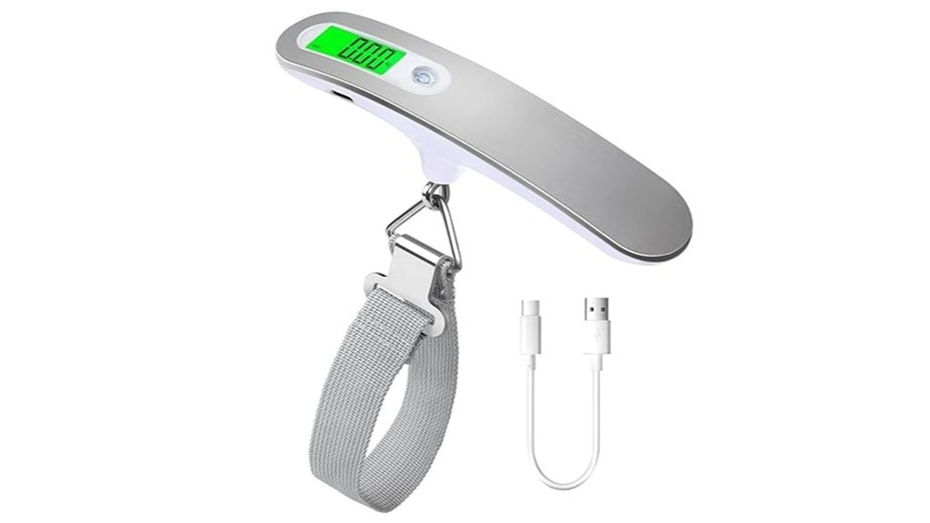 rechargeable luggage scale with lcd display