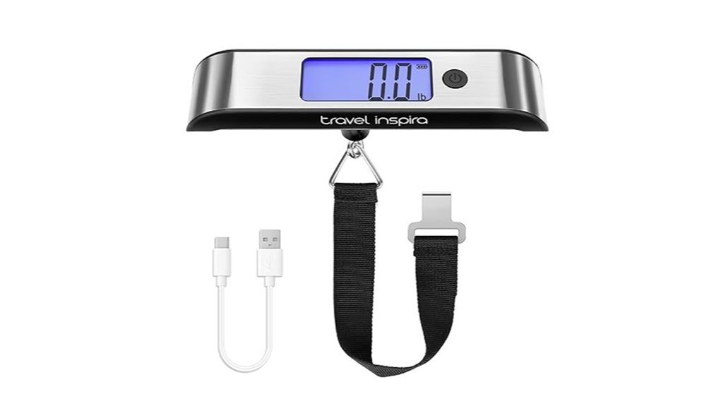 rechargeable travel scale with usb c