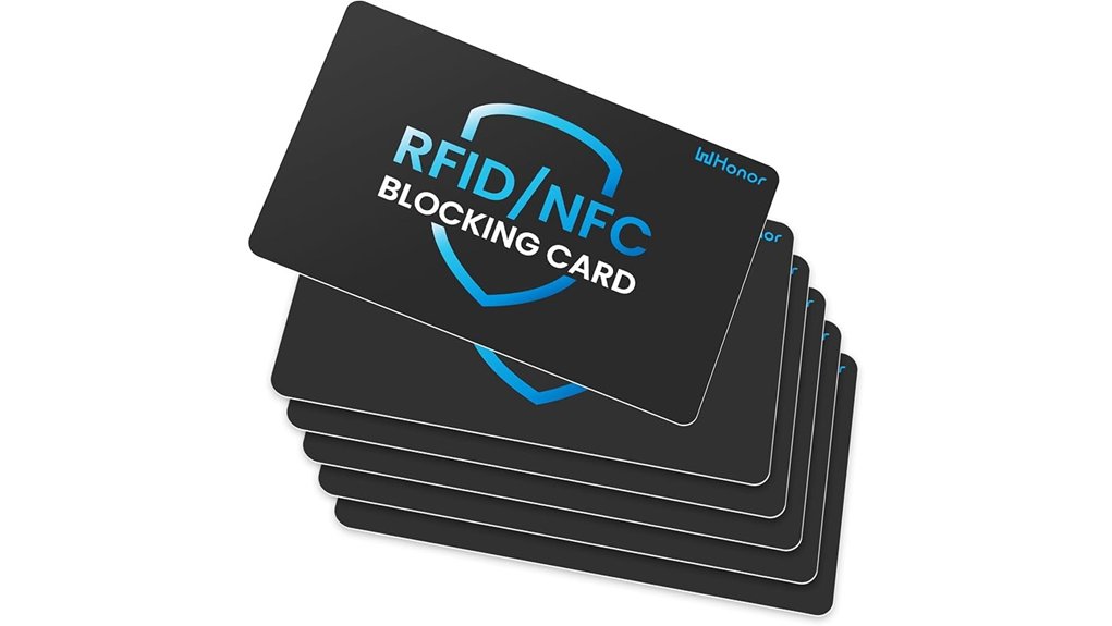 rfid blocking card protector six pack