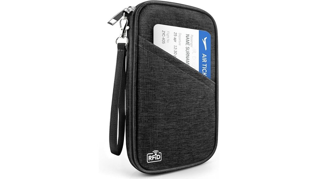 rfid passport holder organizer