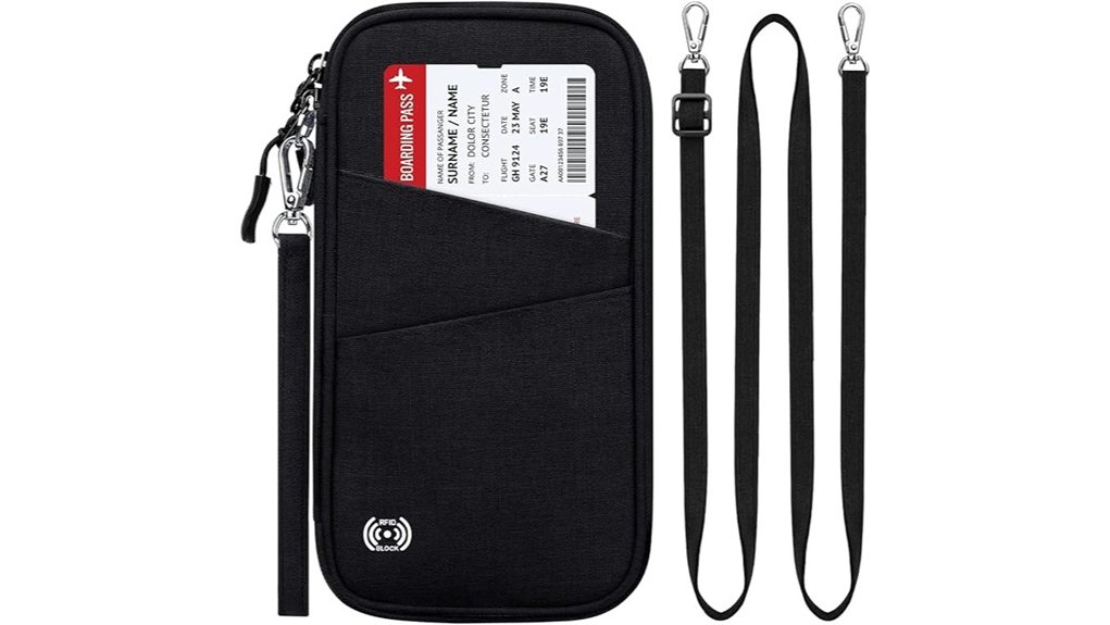 rfid passport holder organizer