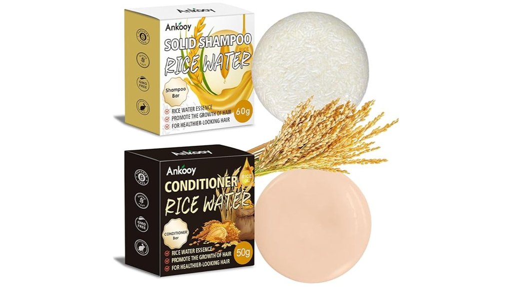 rice water bar shampoo conditioner set