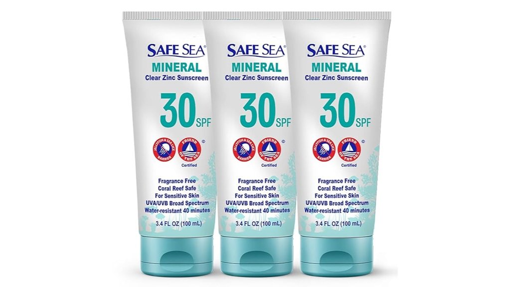safe sea spf30 mineral sunscreen 3 pack