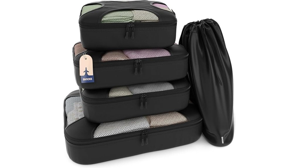 shacke 5 packing cubes set