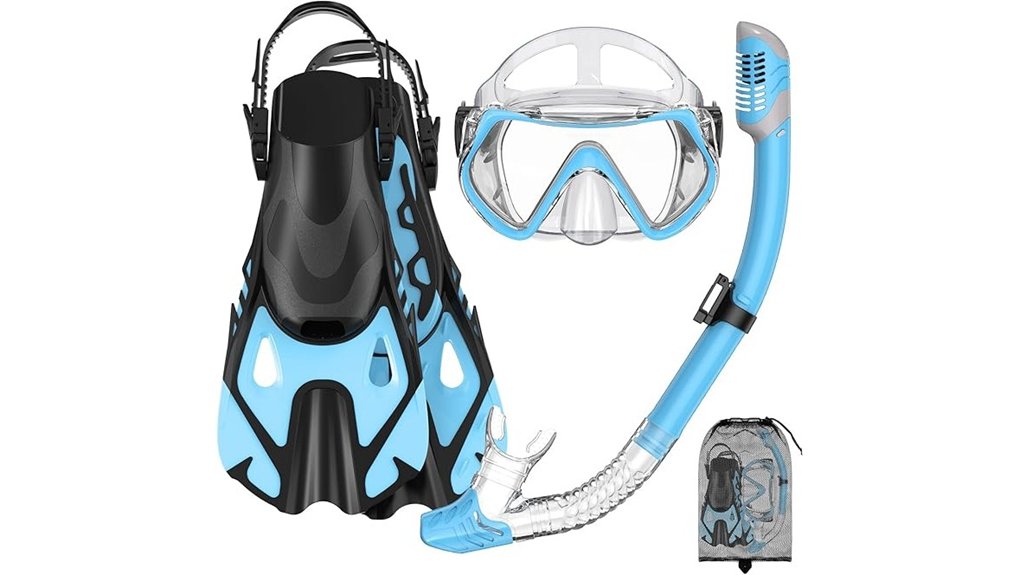 snorkeling gear set for adults