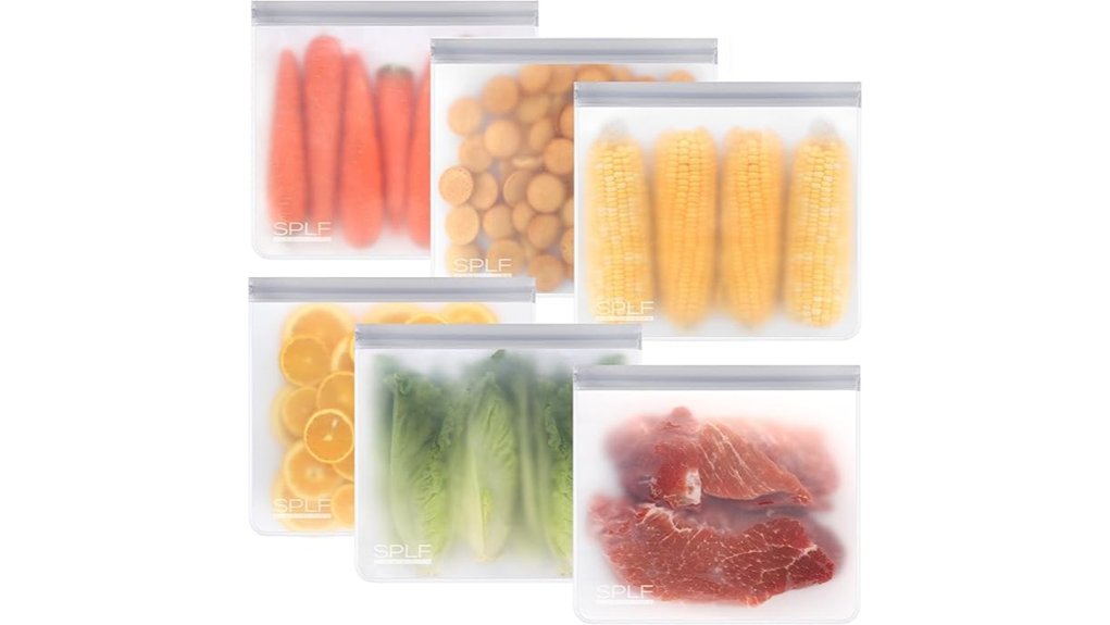 splf 6 pack freezer bags