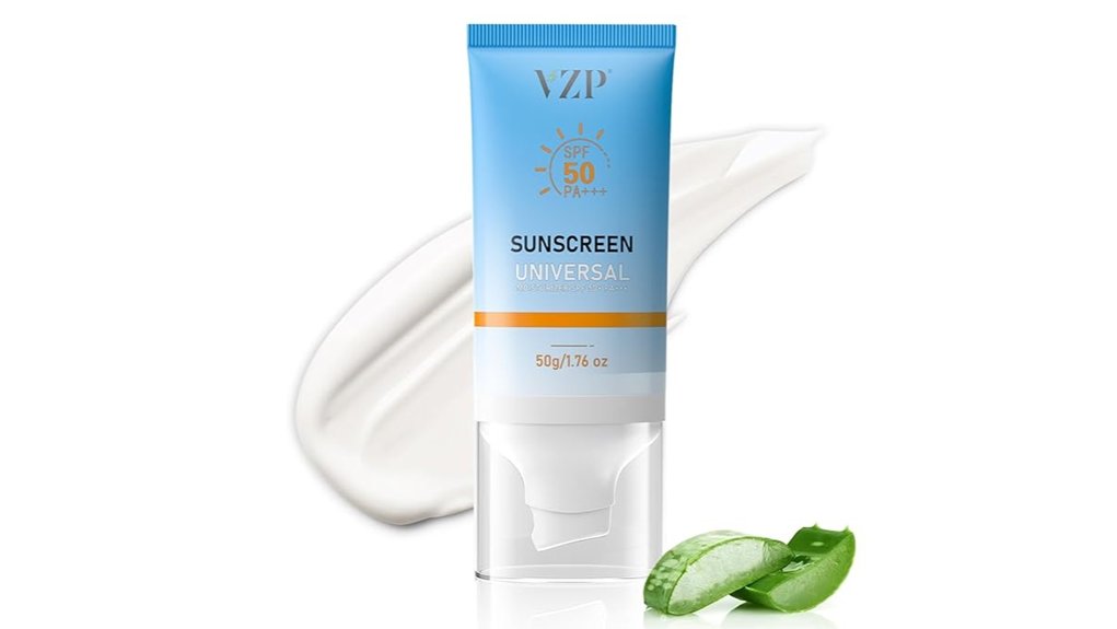 sun clear spf 50 sunscreen for acne prone skin
