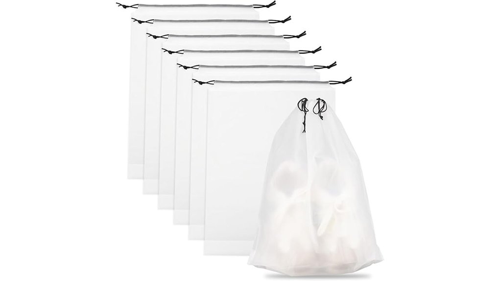 teskyer travel shoe bags 6 pack