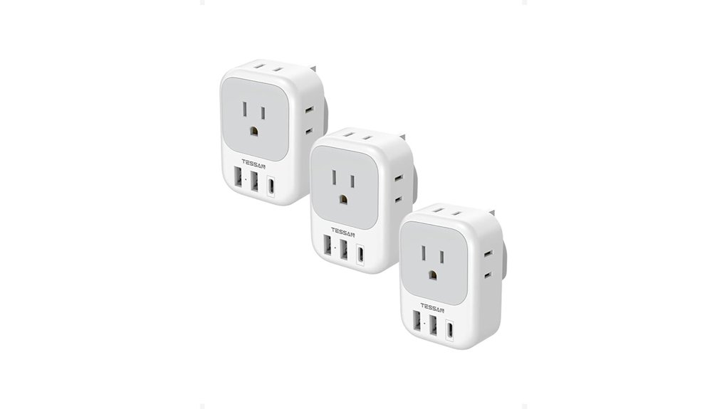 tessan usb uk usa adapter pack