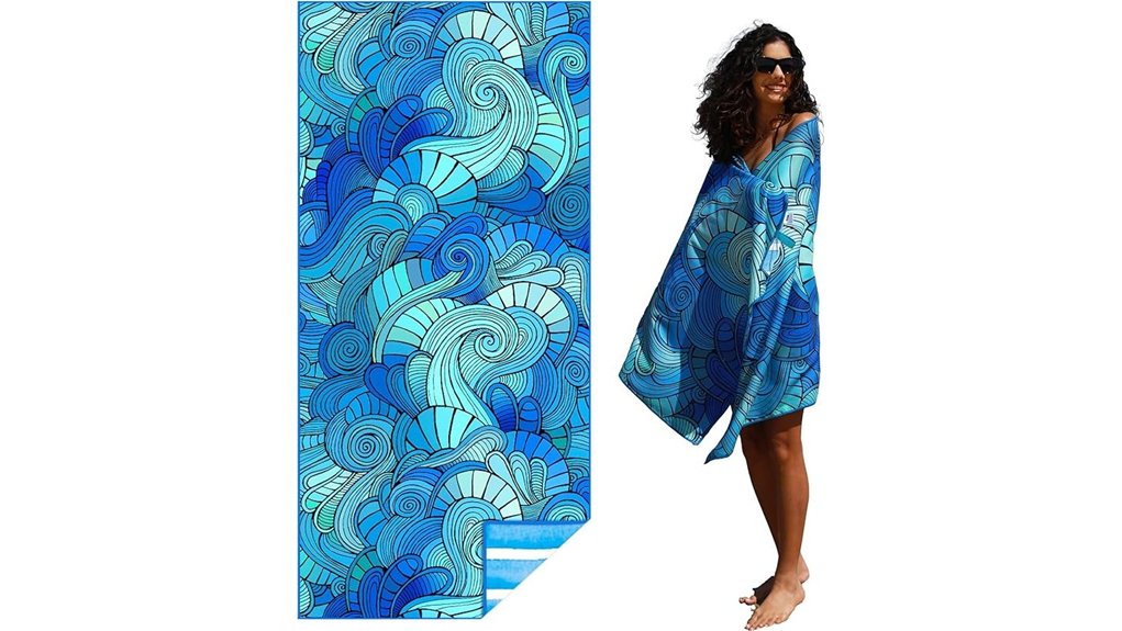 thin microfiber beach towel