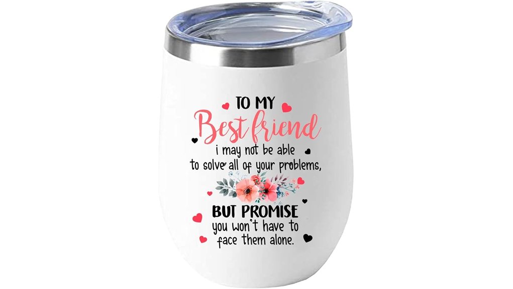to my best friend mug vacuum stainless tumbler