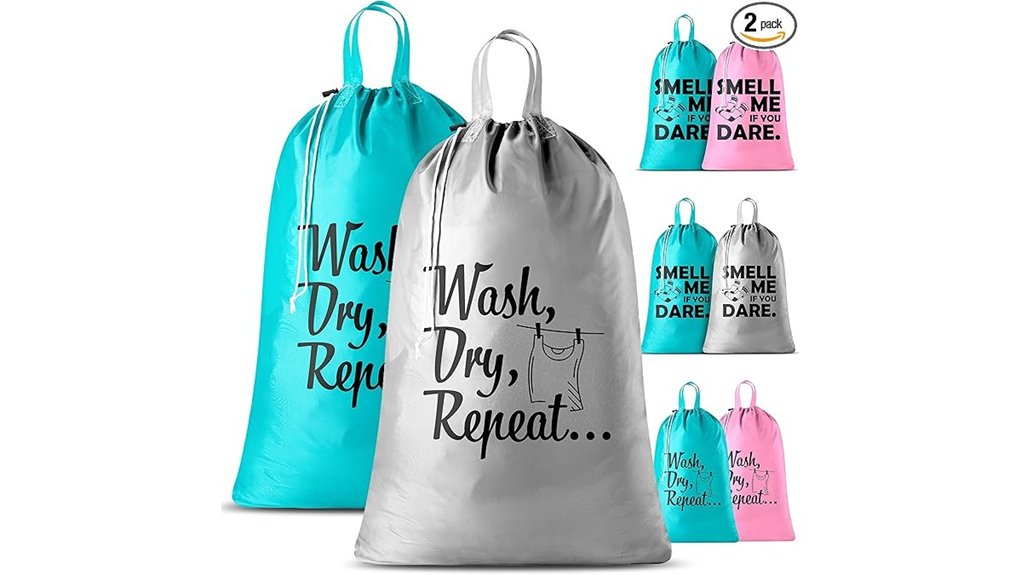 travel laundry bag pair large water resistant