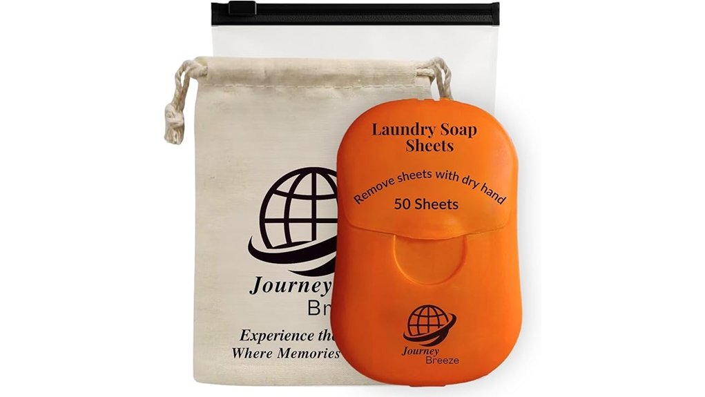 travel laundry detergent sheets 50 pack