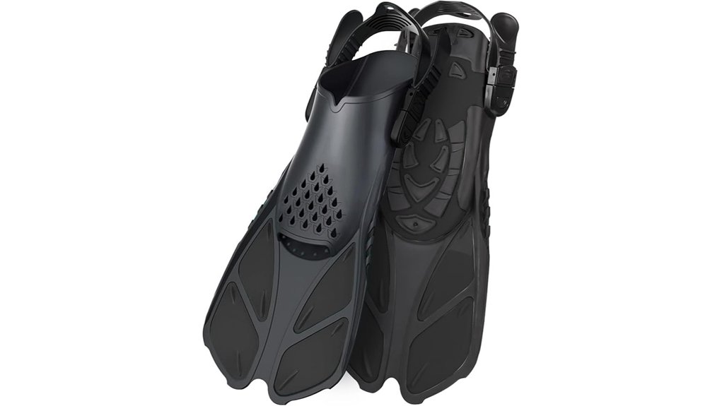 travel size adjustable fins