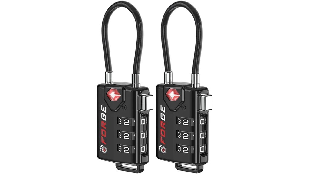 tsa approved combination luggage locks