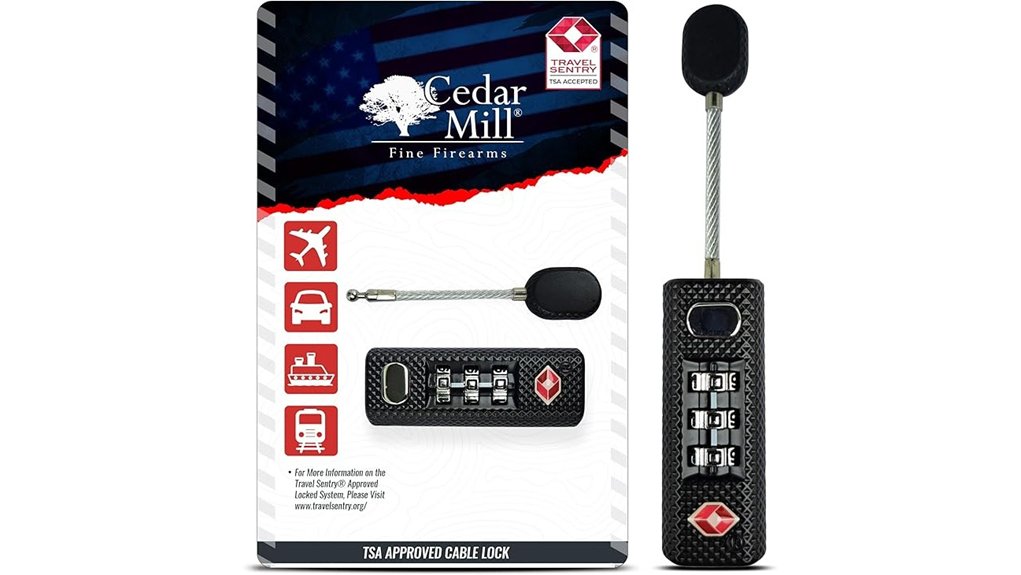 tsa approved luggage travel locks